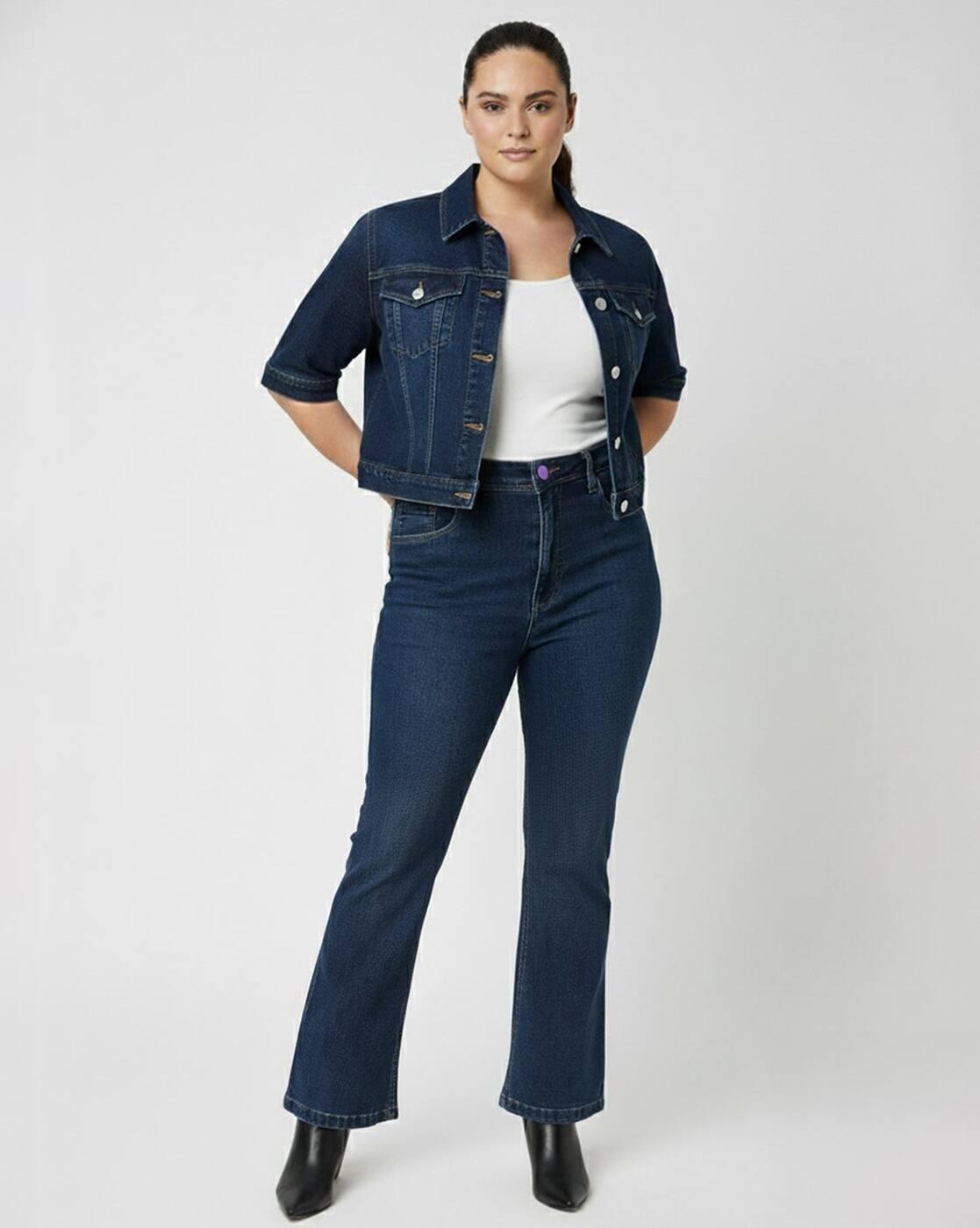 Women High-Rise Bootcut Jeans