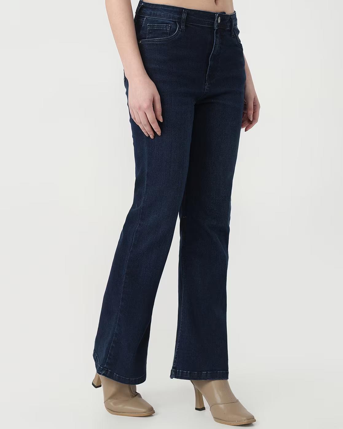 Women High-Rise Bootcut Jeans
