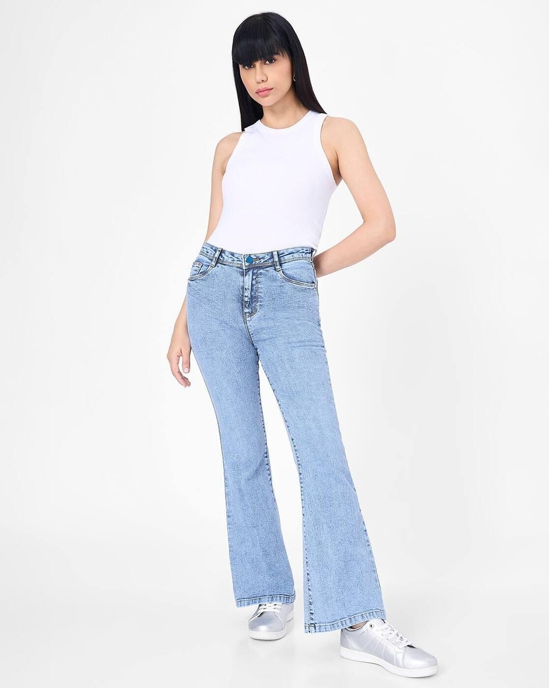 Women High-Rise Bootcut Jeans
