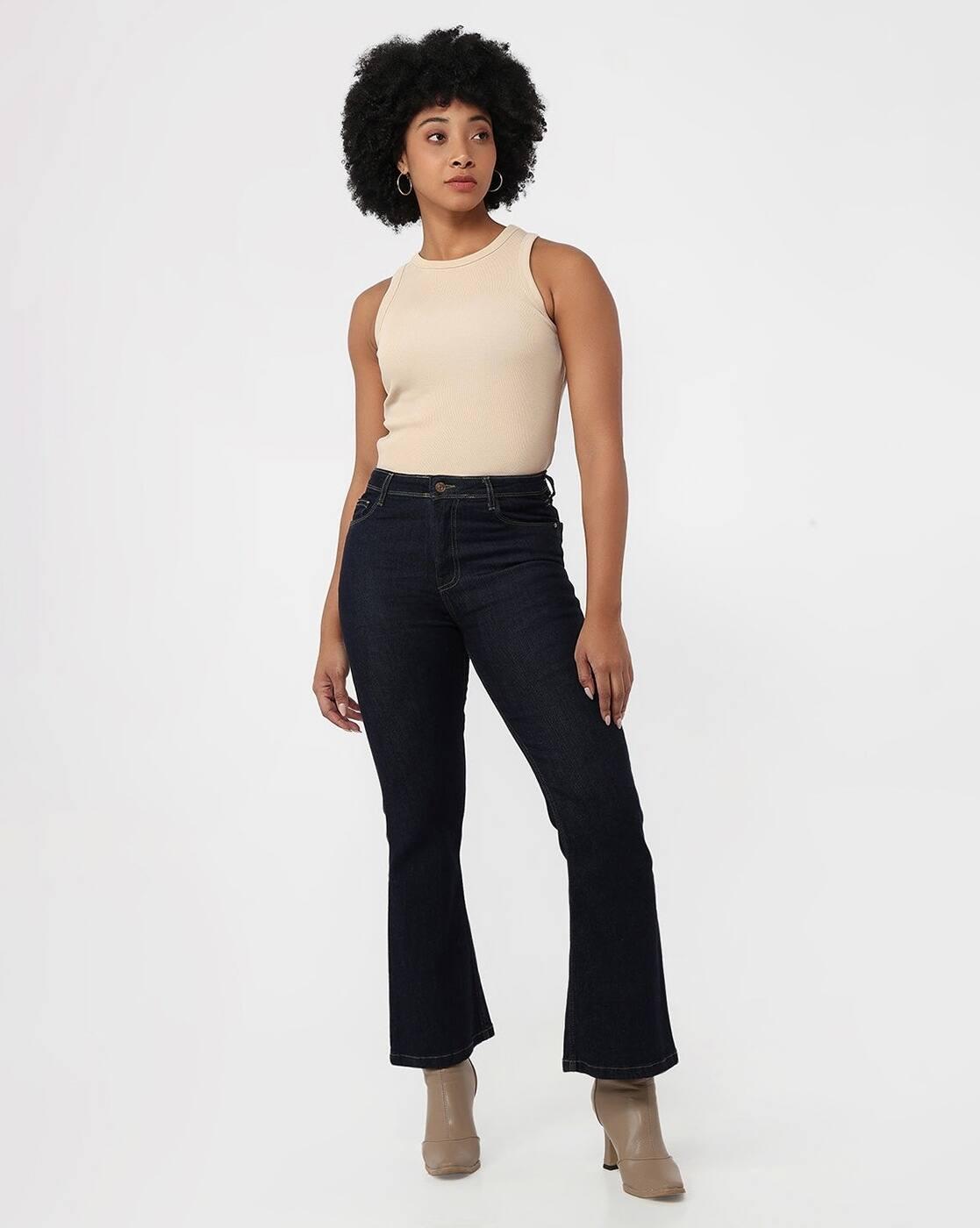 Women High-Rise Bootcut Jeans