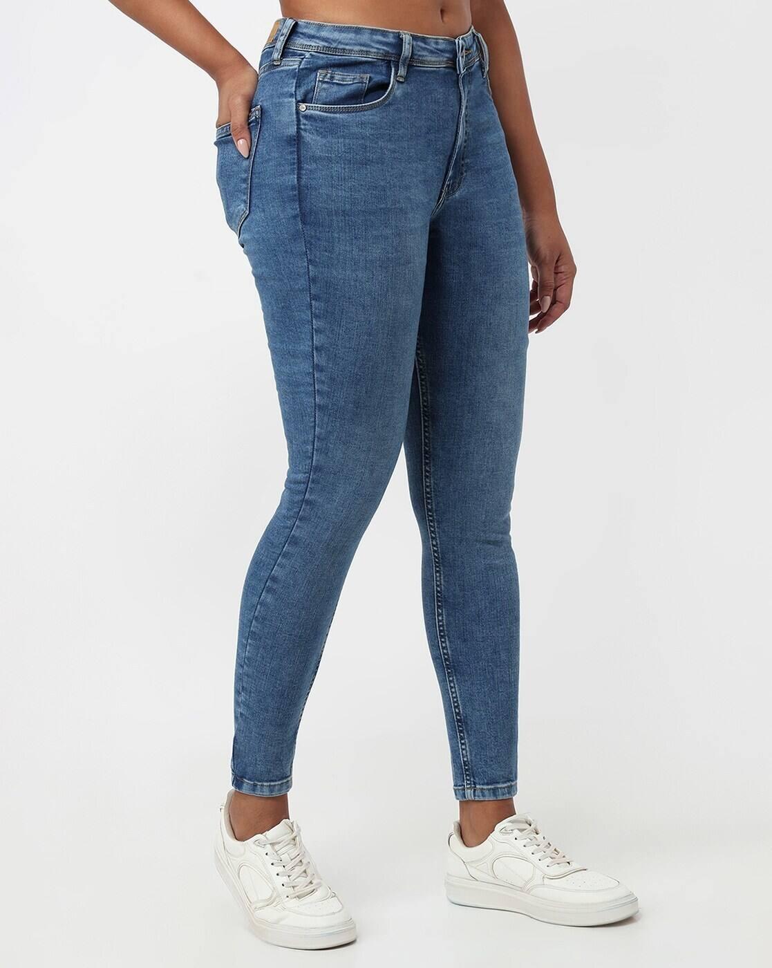 Women High-Rise Straight Fit Jeans