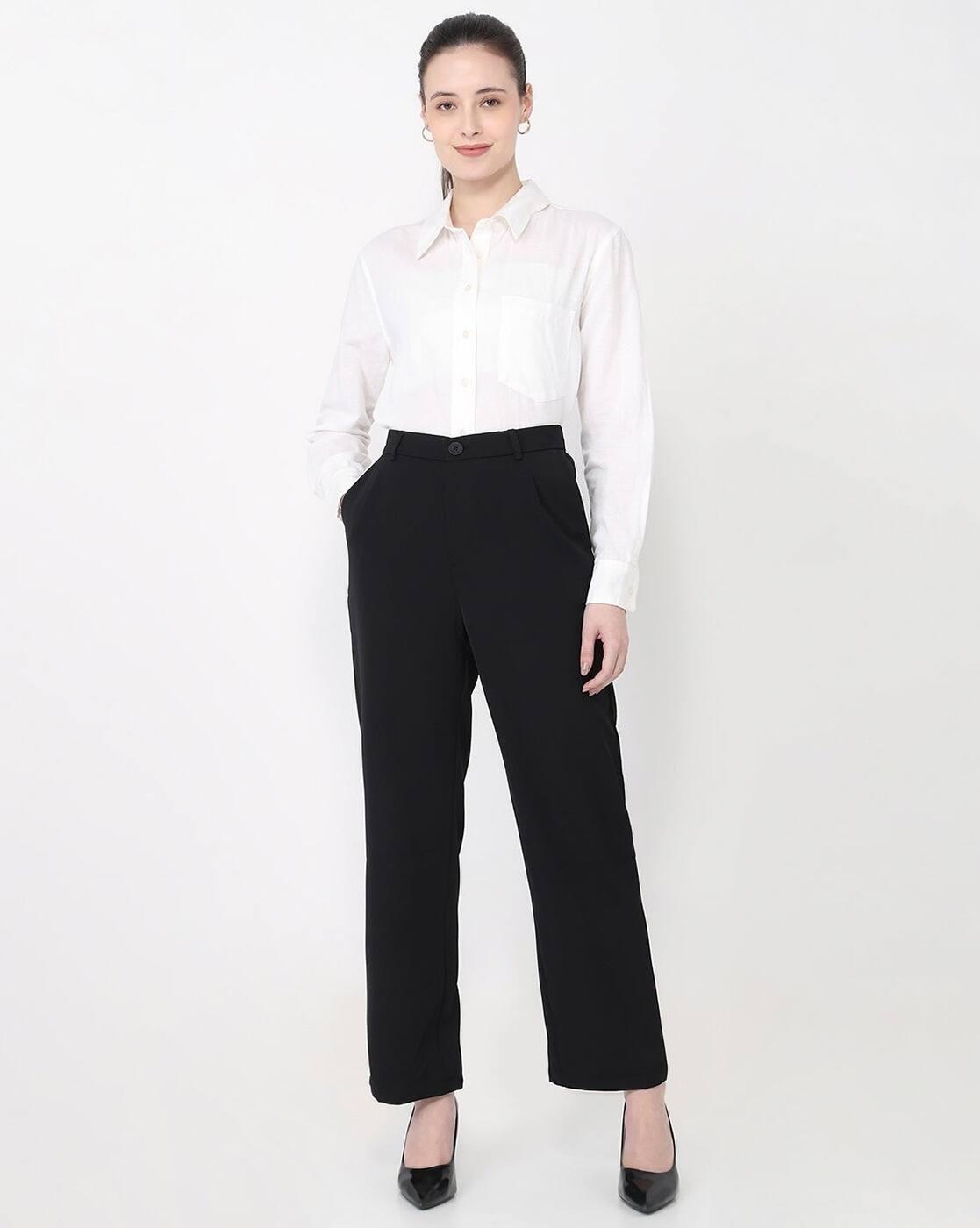 Women High-Rise Straight Fit Jeans