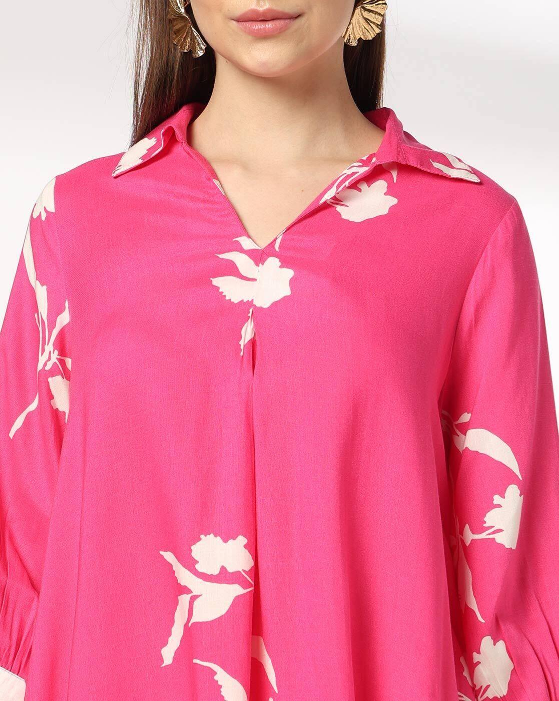 Women Floral Print A-Line Kurta & Pants Set
