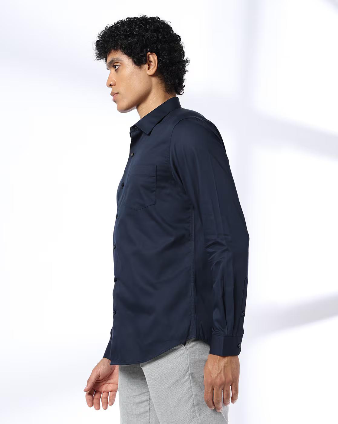 Men Slim Fit Shirt