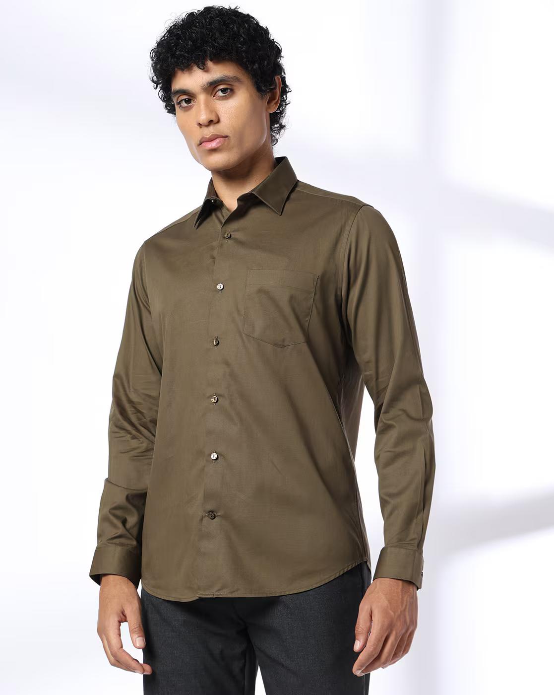 Men Slim Fit Shirt