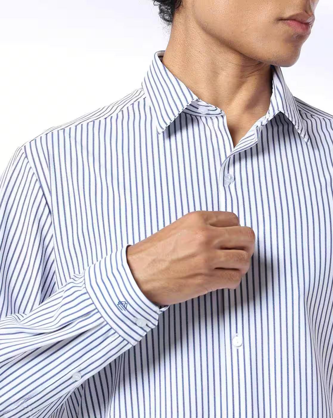 Men Striped Slim Fit Shirt