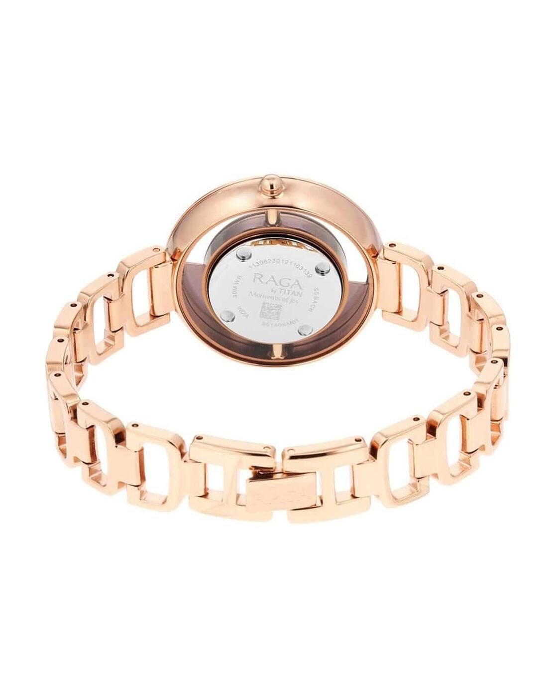 Raga Moments of Joy Watch with Brass Strap-NU95140KM01