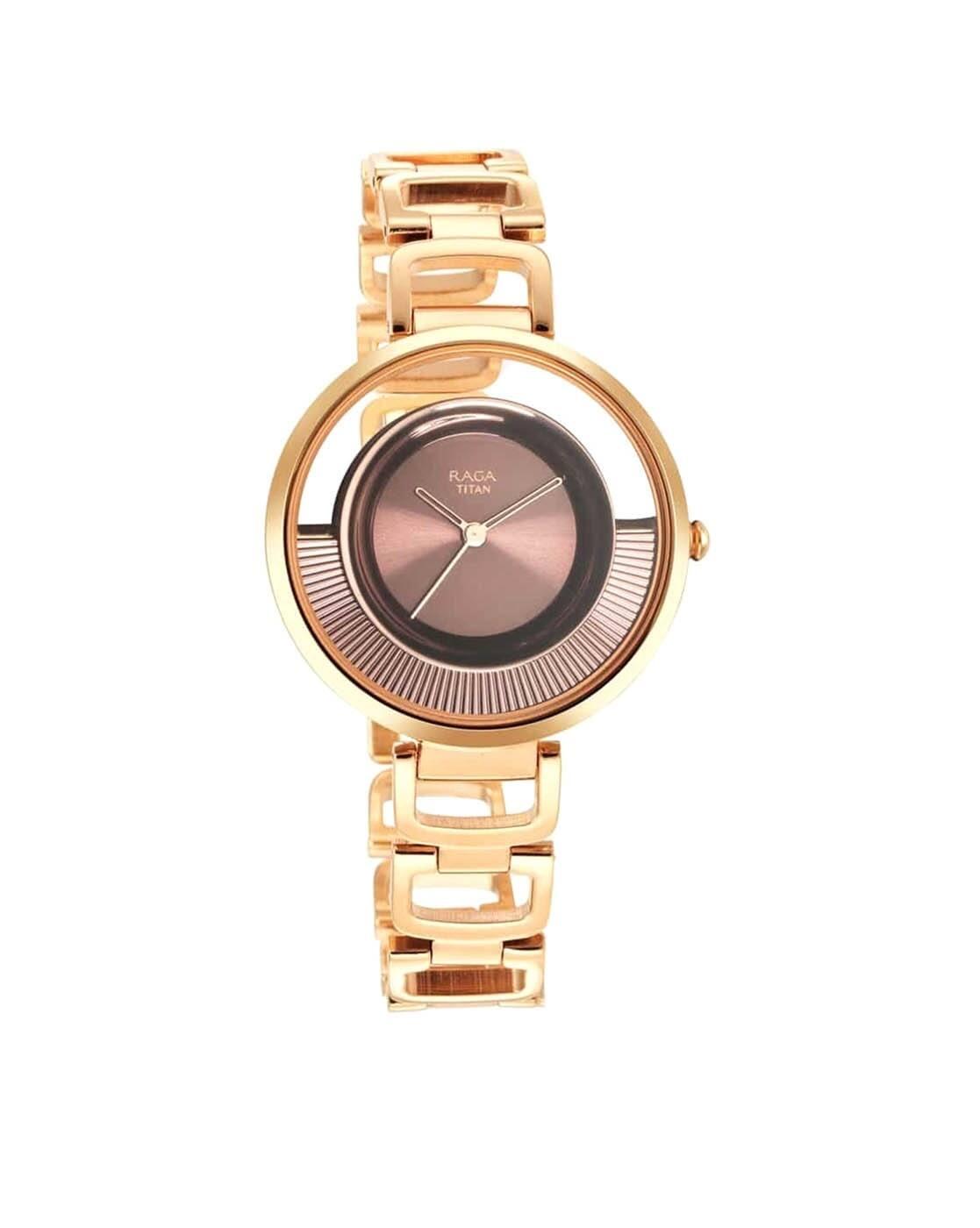 Raga Moments of Joy Watch with Brass Strap-NU95140KM01