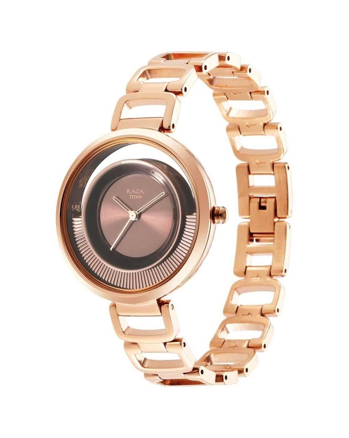 Raga Moments of Joy Watch with Brass Strap-NU95140KM01
