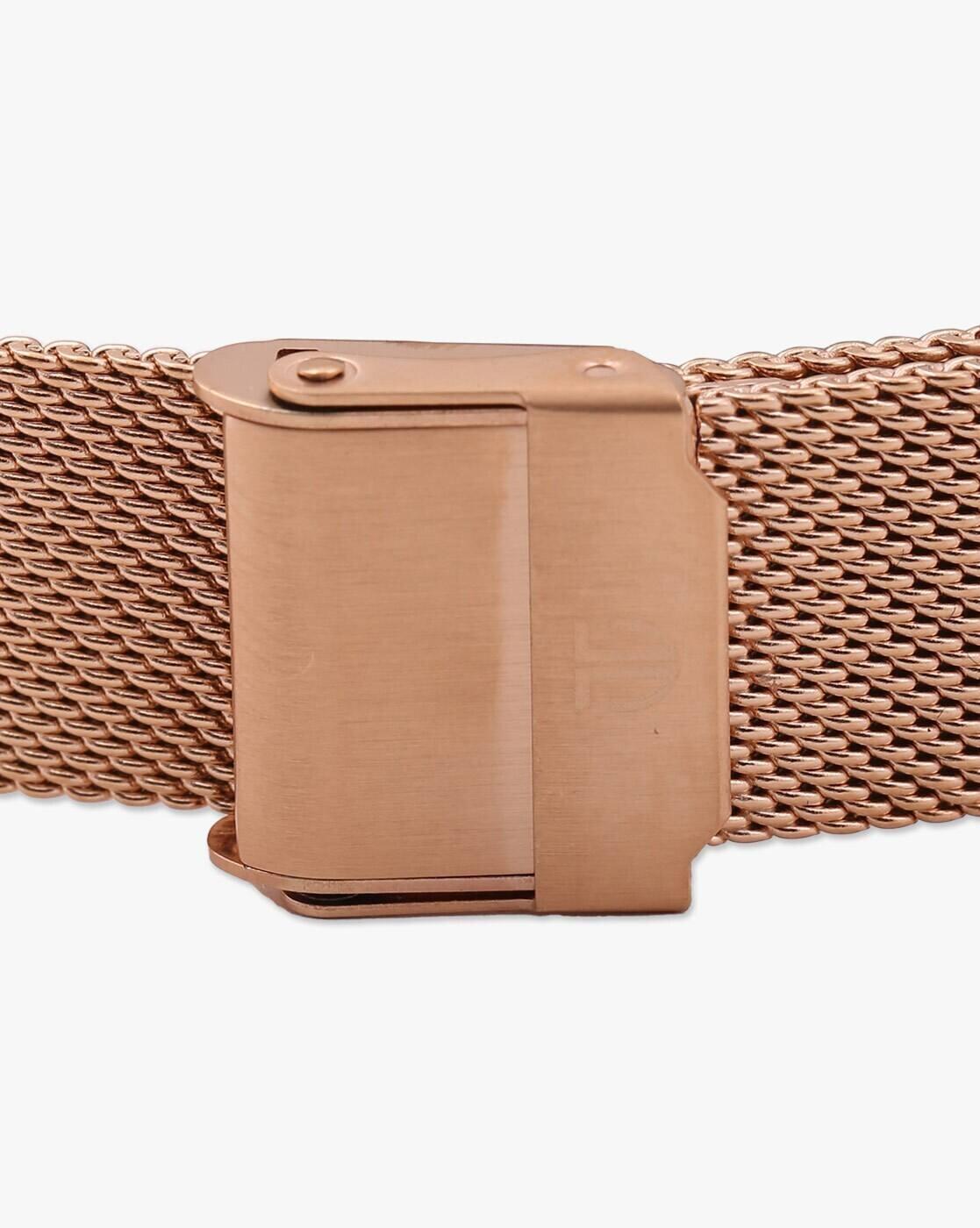 Multifunction Watch with Metallic Strap-NU2670WM07