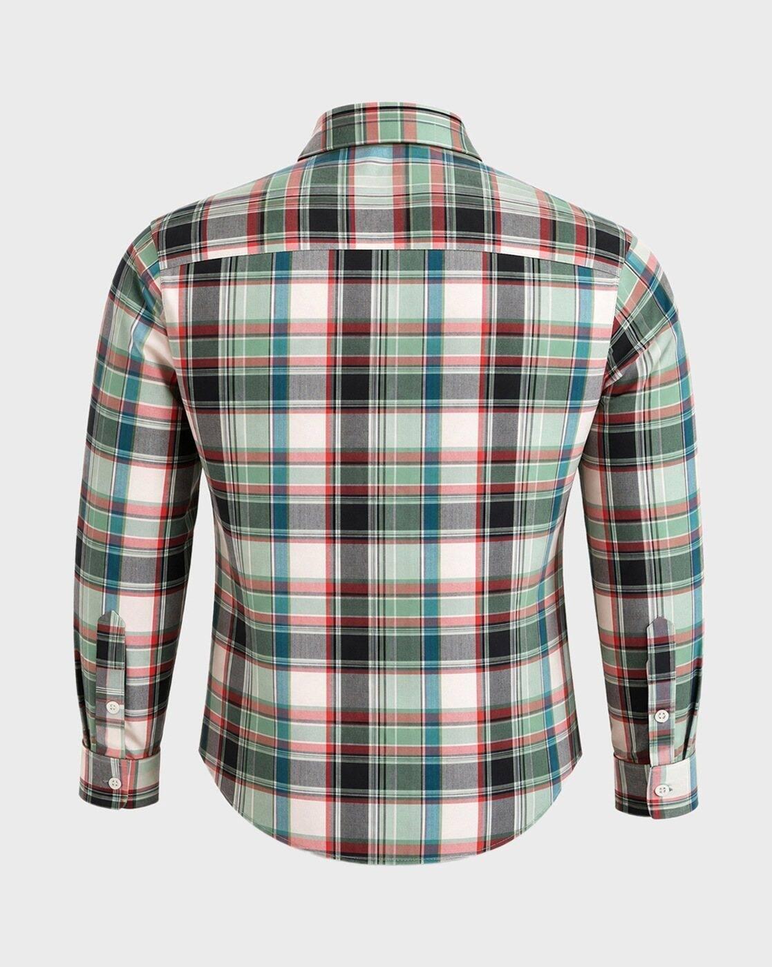 Men Checked Slim Fit Casual Shirt