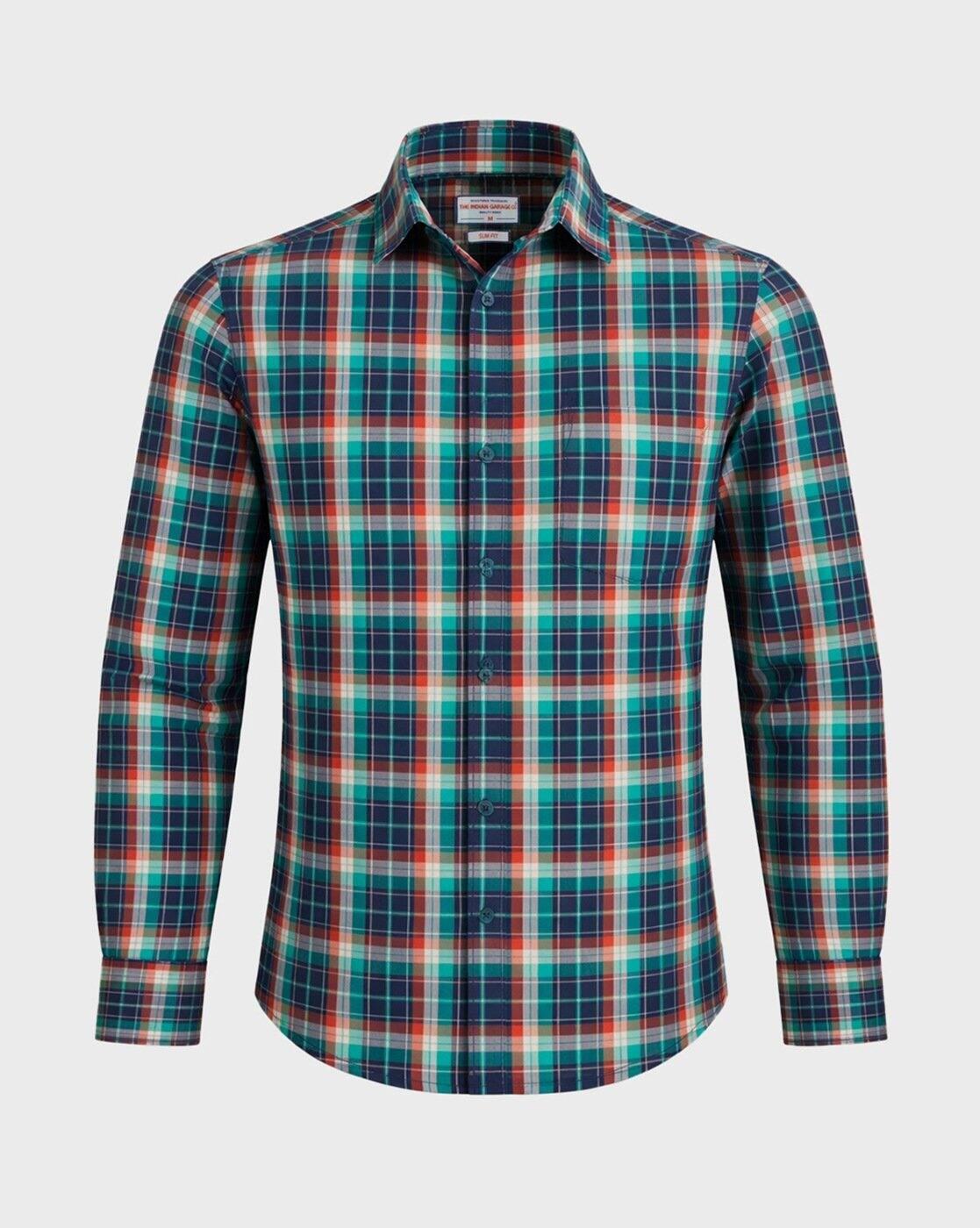 THE MEN SHIRTS, GREEN, S