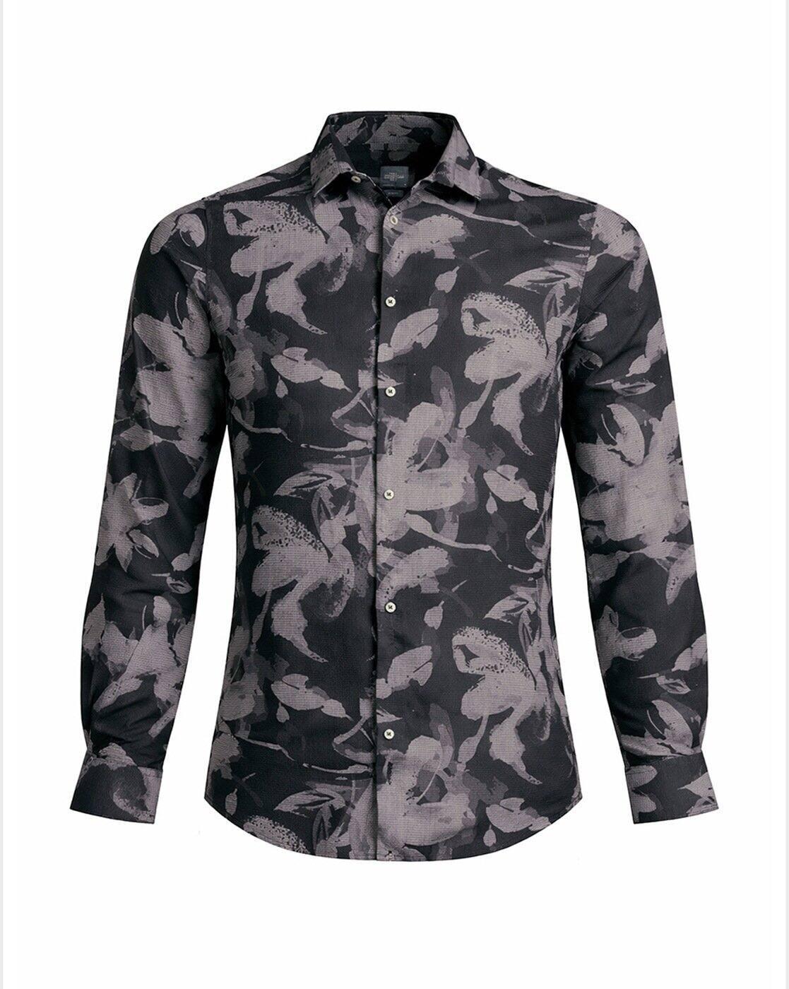 Men Printed Slim Fit Party Shirt