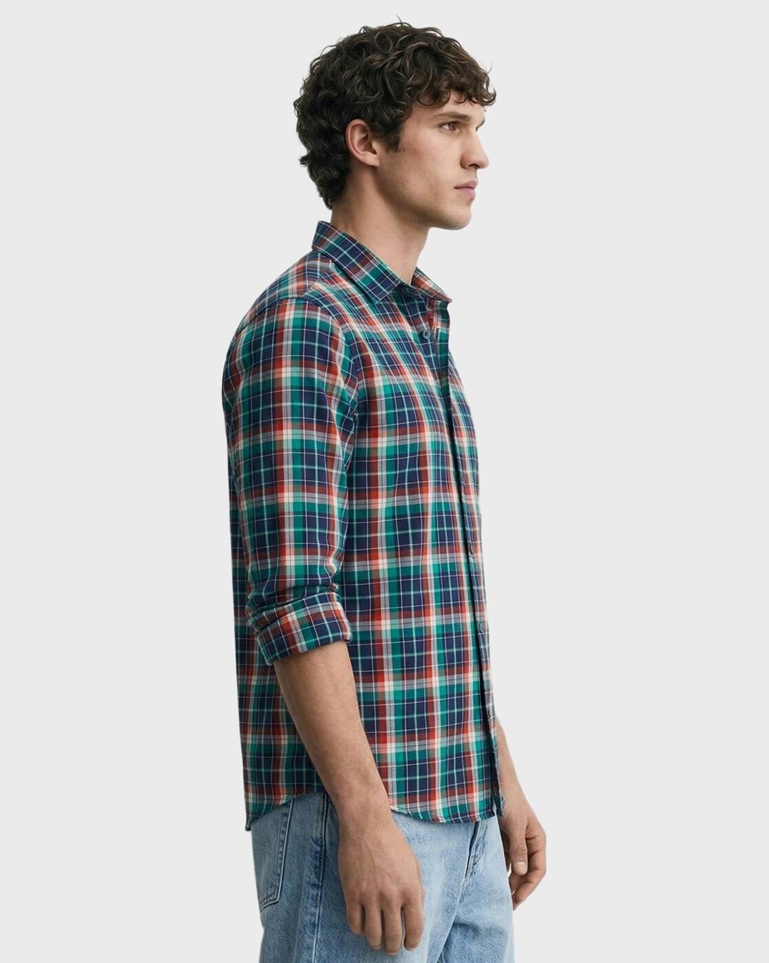 THE MEN SHIRTS, GREEN, S