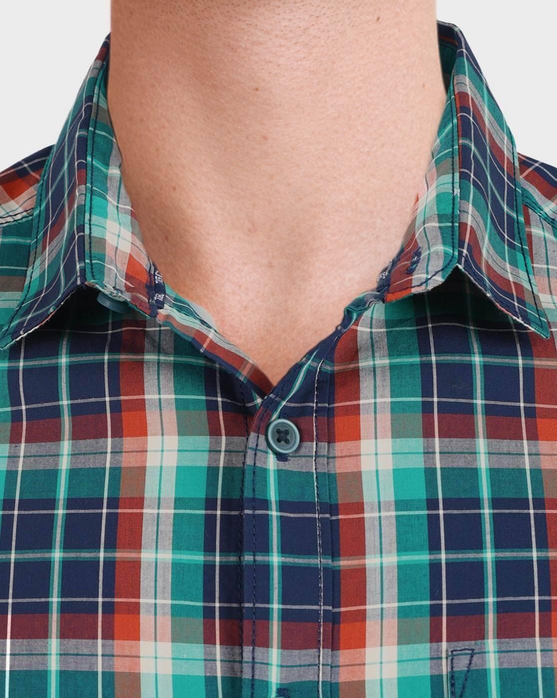 THE MEN SHIRTS, GREEN, S