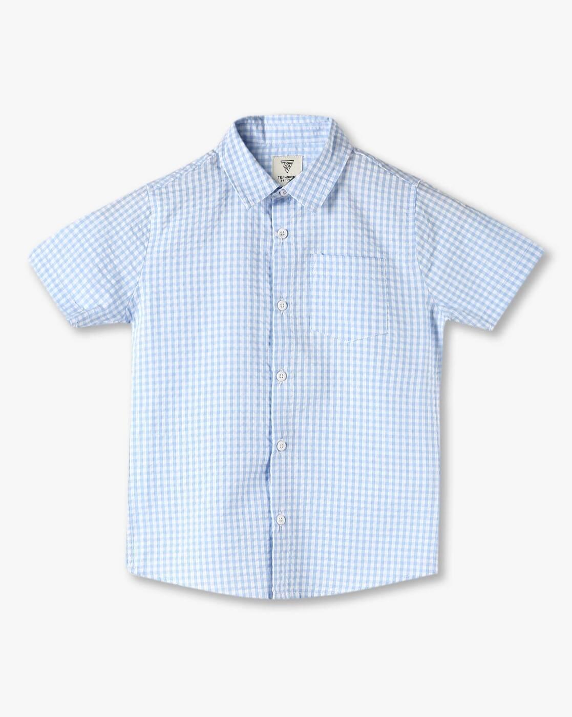 Boys Checked Tailored Fit Shirt