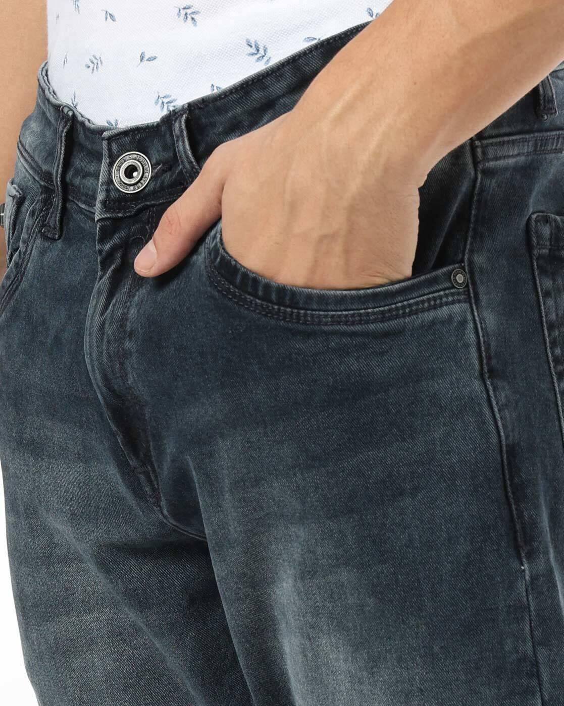 Men Mid-Wash Skinny Fit Jeans