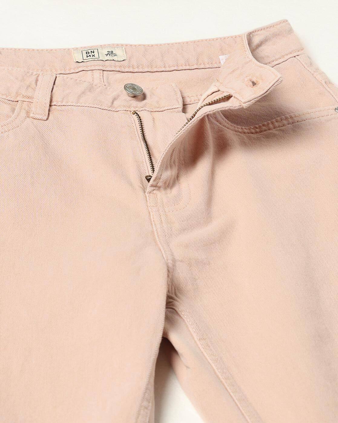 Women High-Rise Cargo Jeans