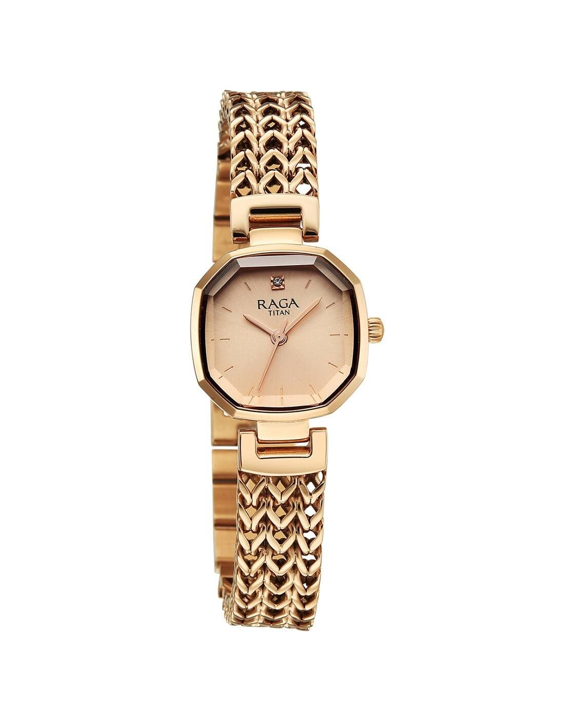 Women Raga Ascendo Stainless Steel Strap Analogue Watch-95404WM01