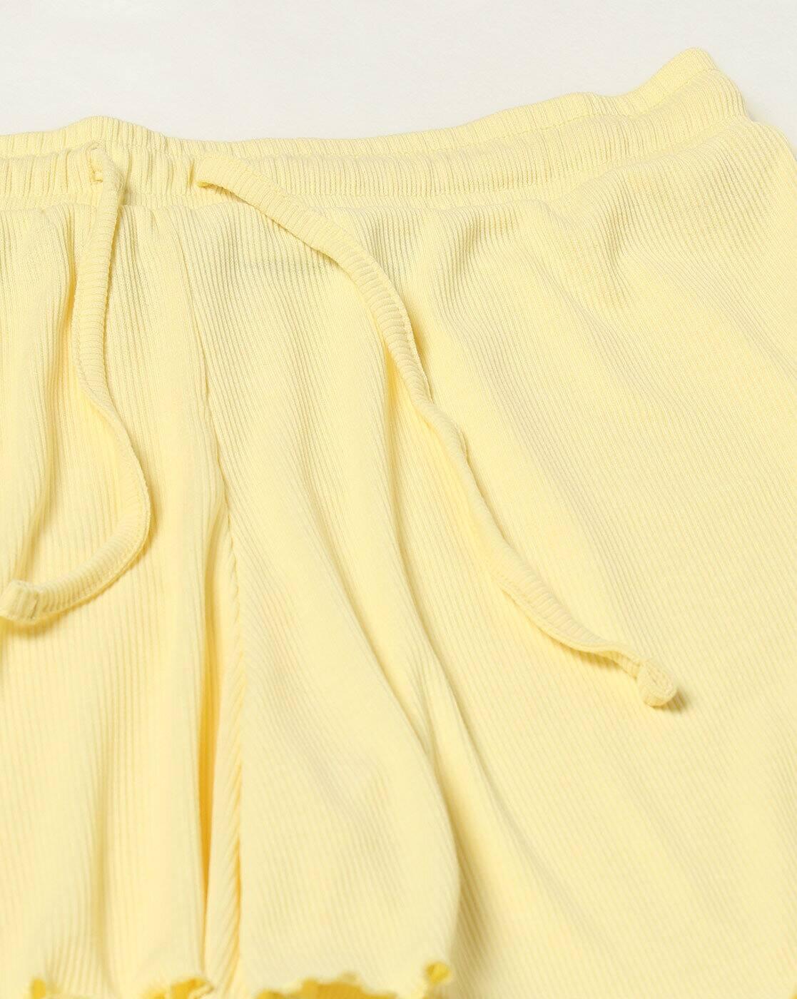 Women Ribbed Relaxed Fit Shorts