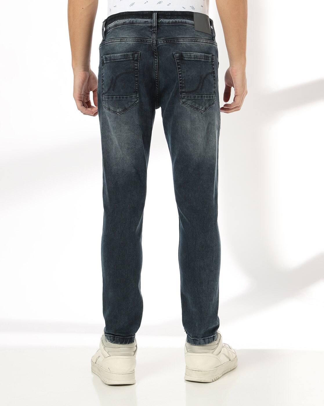 Men Mid-Wash Skinny Fit Jeans