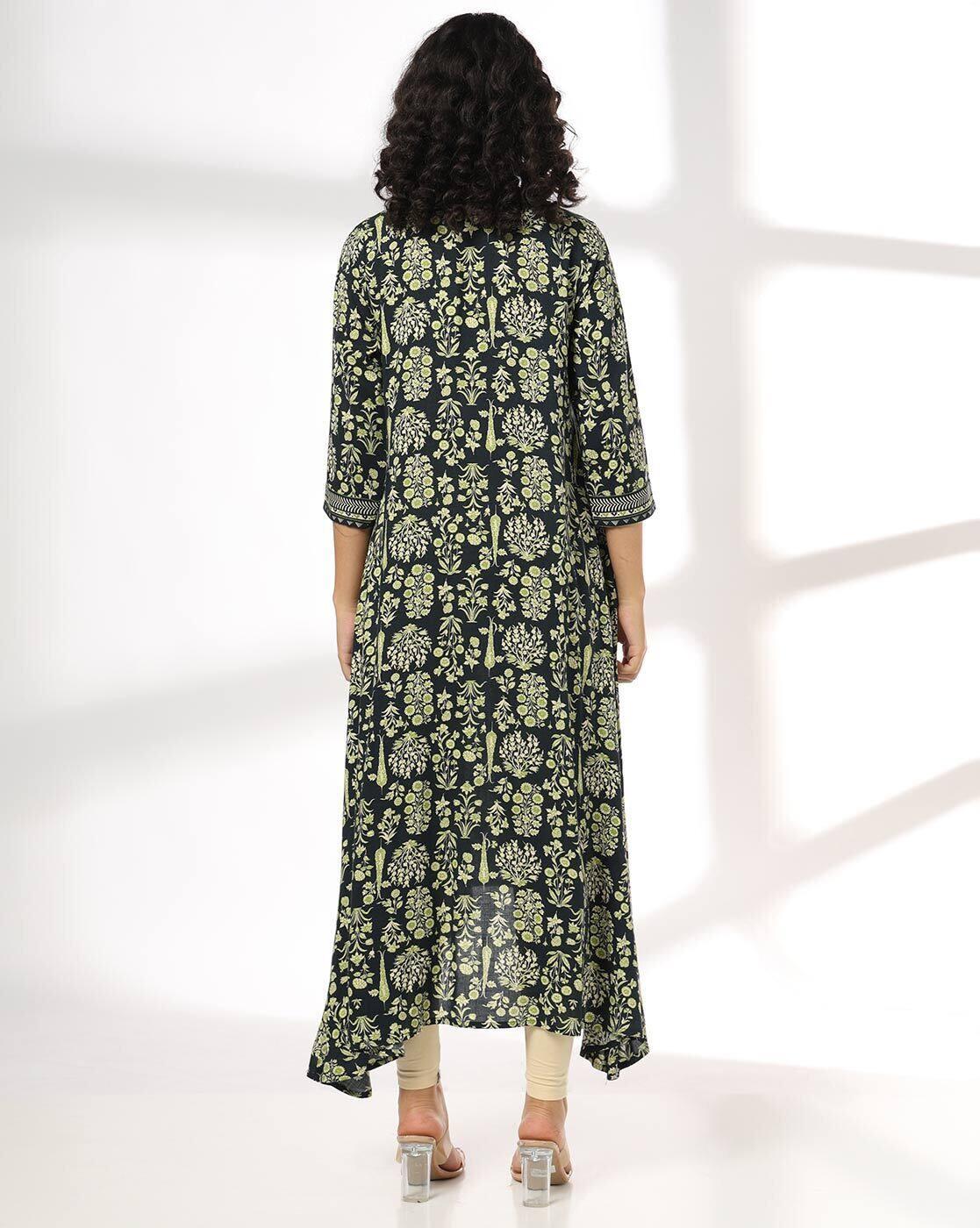 Women Floral Print A-Line Kurta
