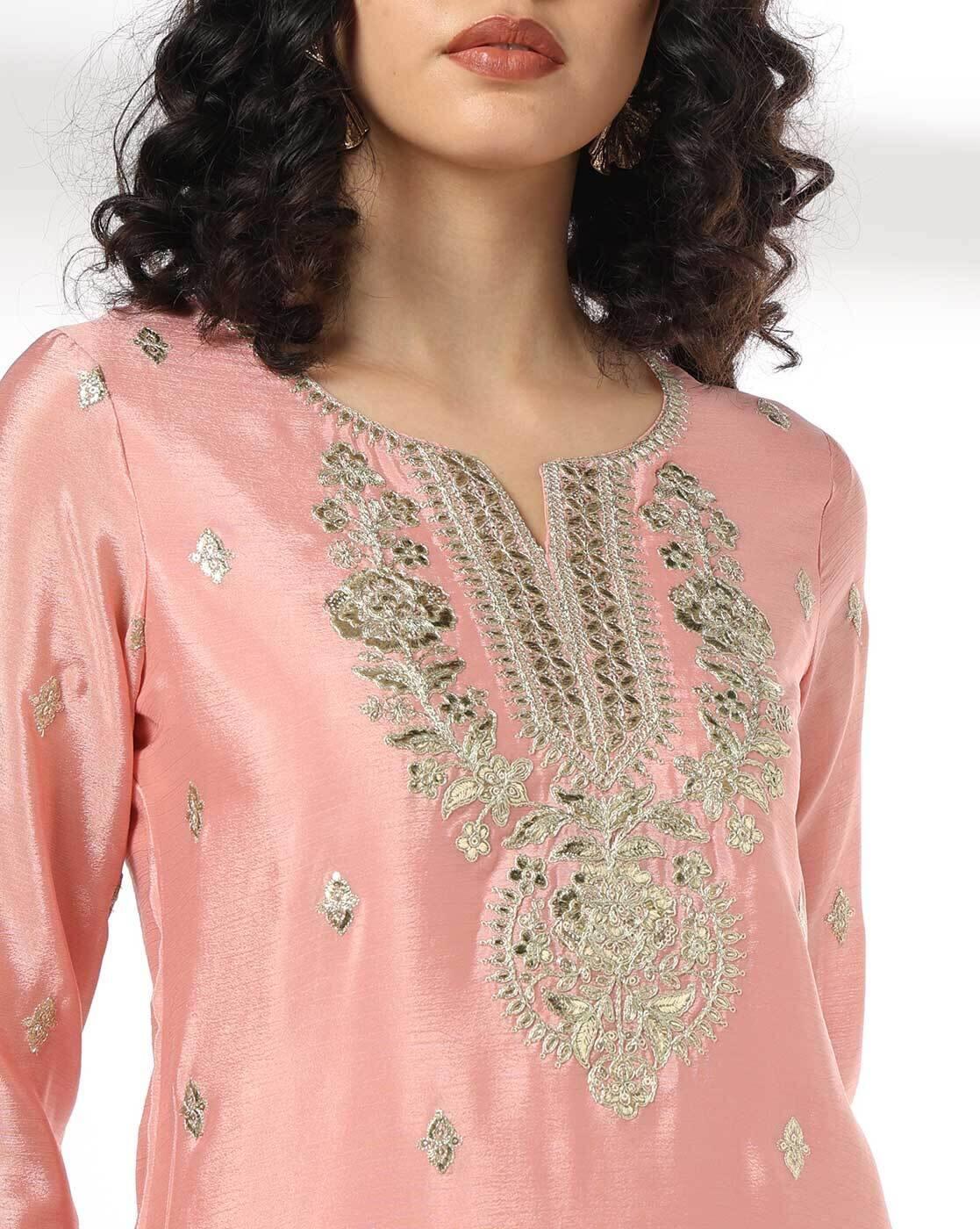 Women Short Straight Kurta Set