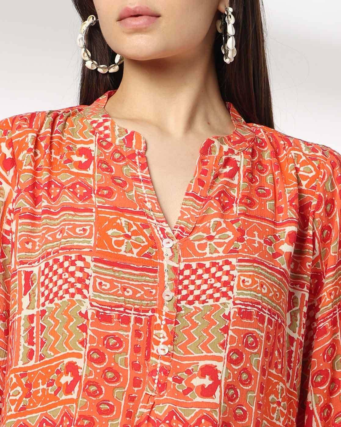 Women Printed A-Line Kurti