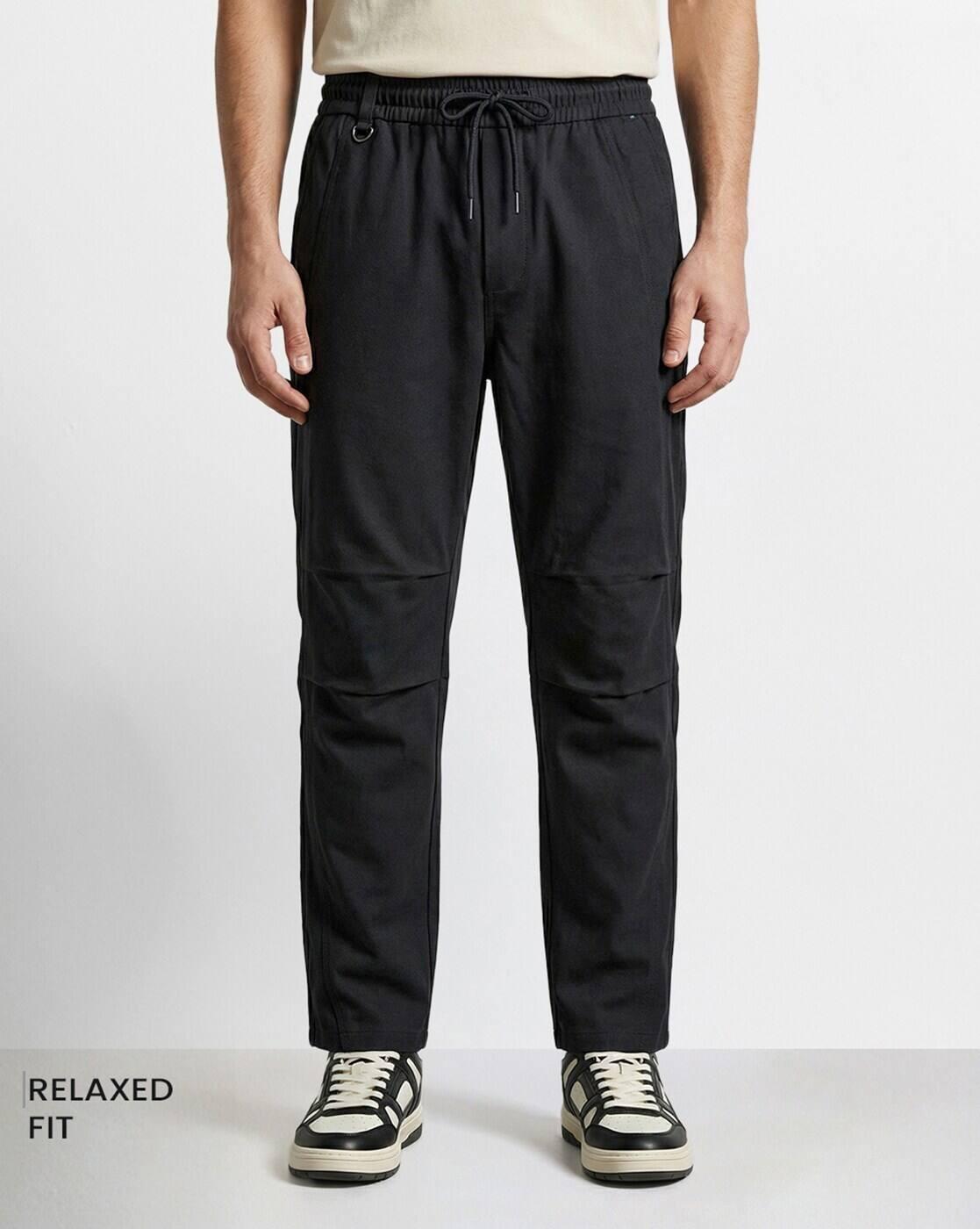 Men Relaxed Fit Track Pants