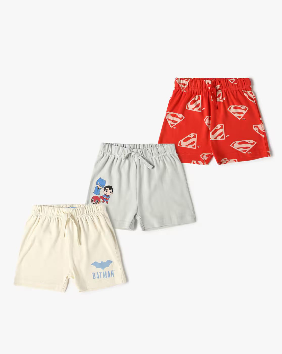Pack of 3 Printed Assorted Shorts