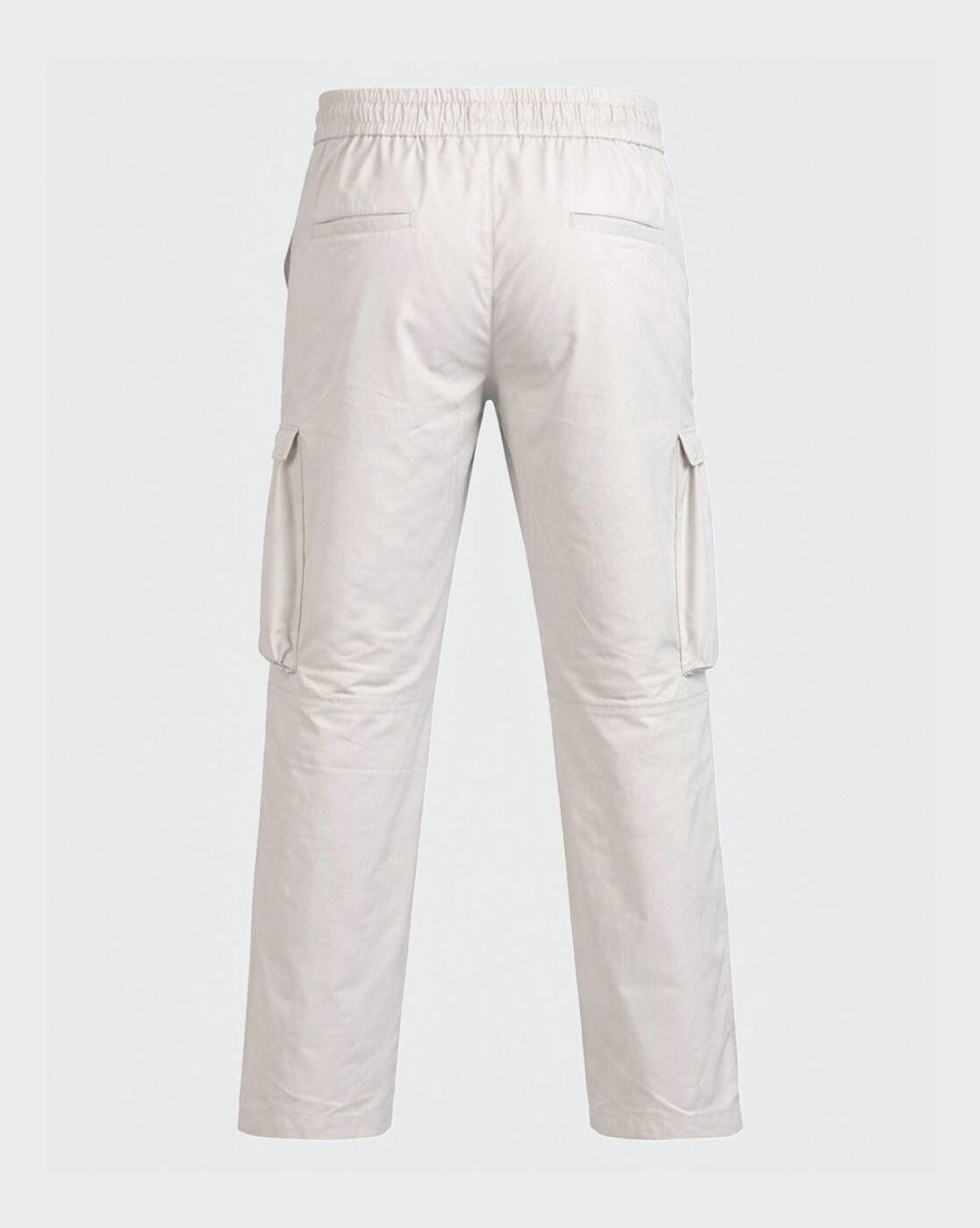 Men Relaxed Fit Cargo Trousers