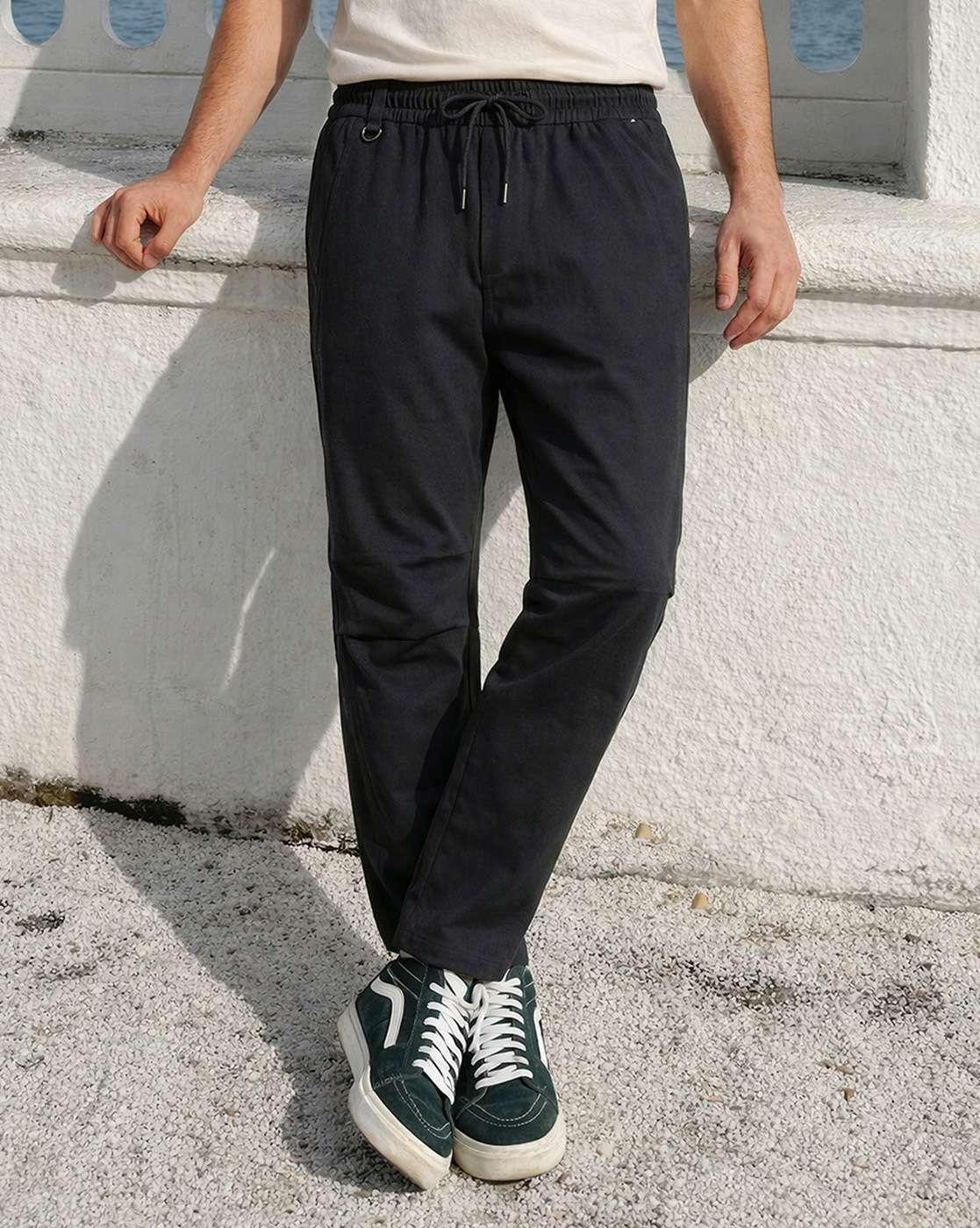 Men Relaxed Fit Track Pants