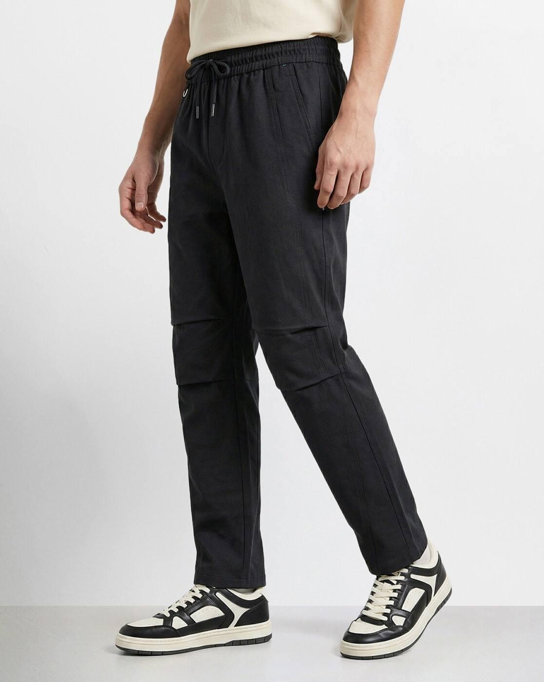 Men Relaxed Fit Track Pants