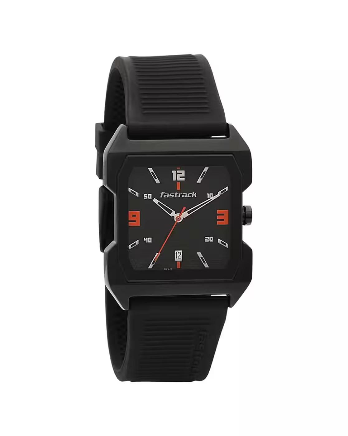 Men Analogue Watch with Polyurethane Strap-NU1474NP01