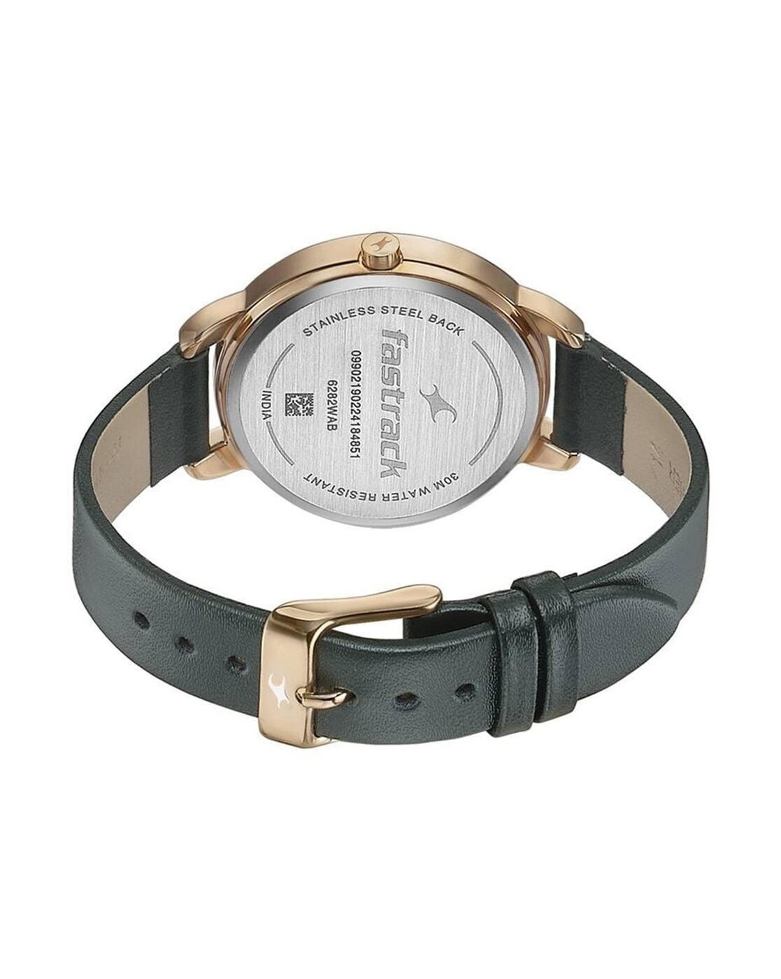 Women Analogue Watch with Leather Strap-NU6282WL01