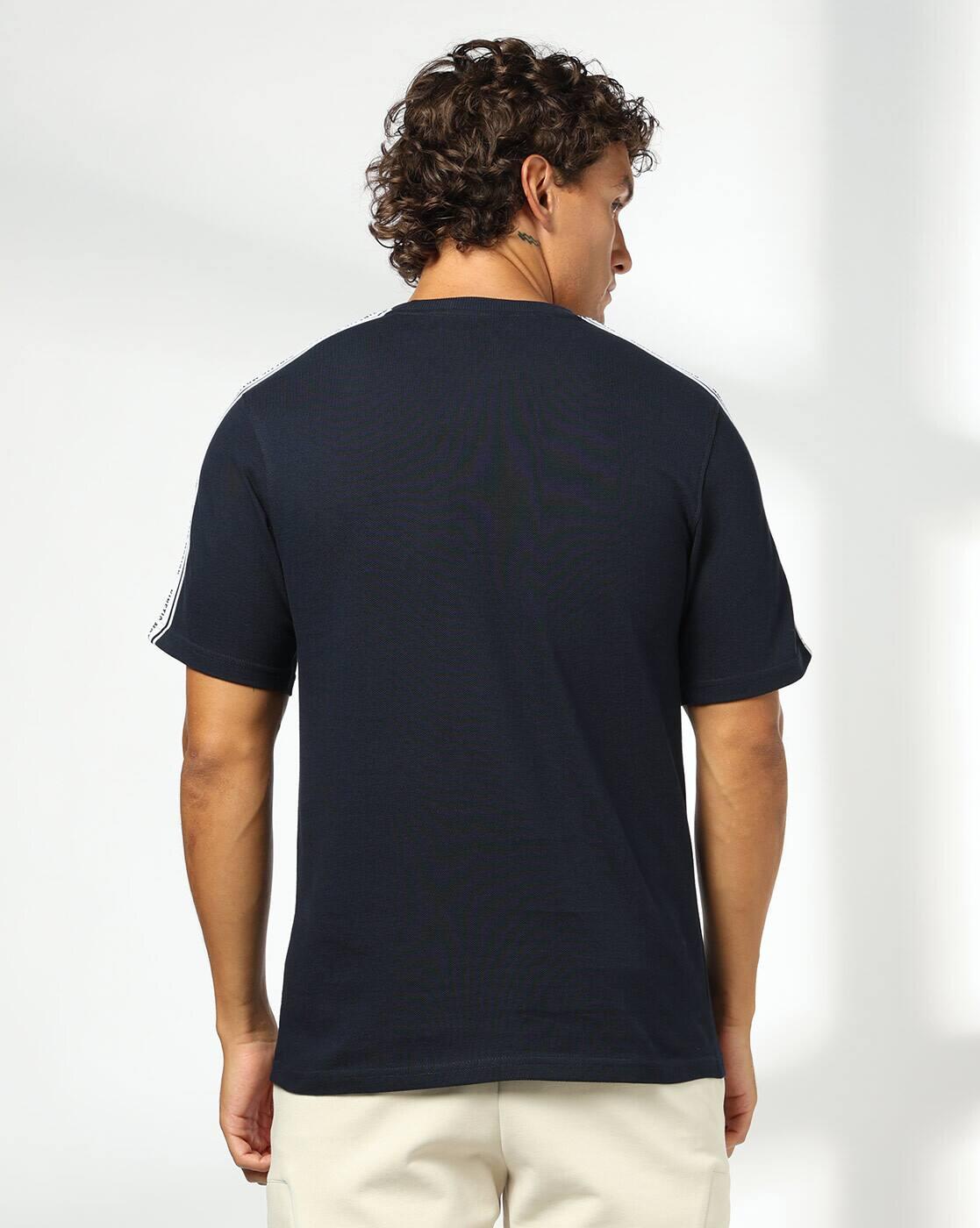 Men Printed Regular Fit Crew-Neck T-Shirt