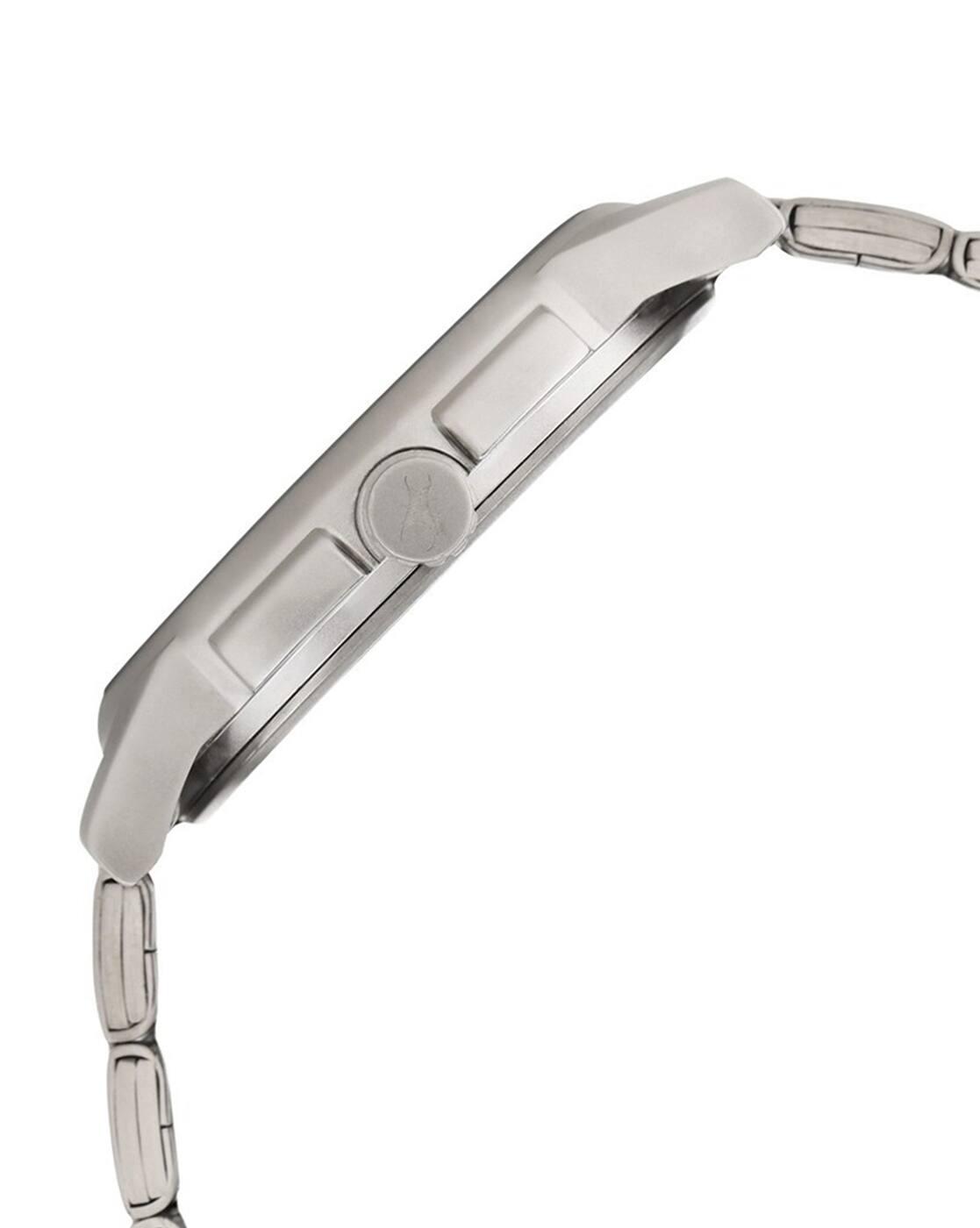 Men Analogue Watch with Metallic Strap-NU3215SM01