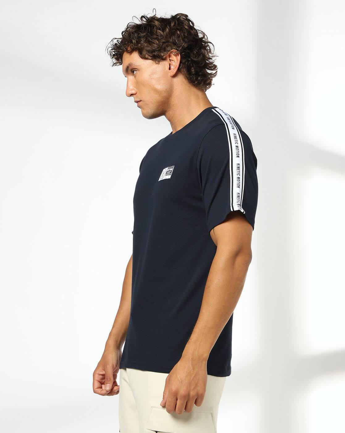 Men Printed Regular Fit Crew-Neck T-Shirt