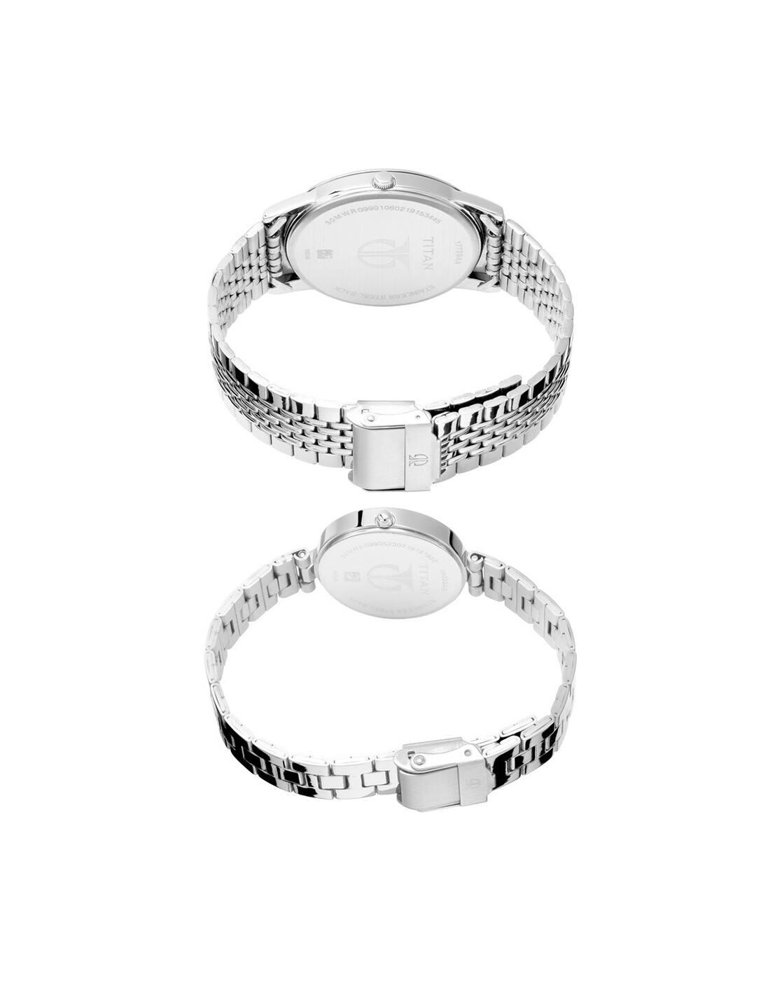 His & Her Couple Analogue Watch Set-NU17732603SM01