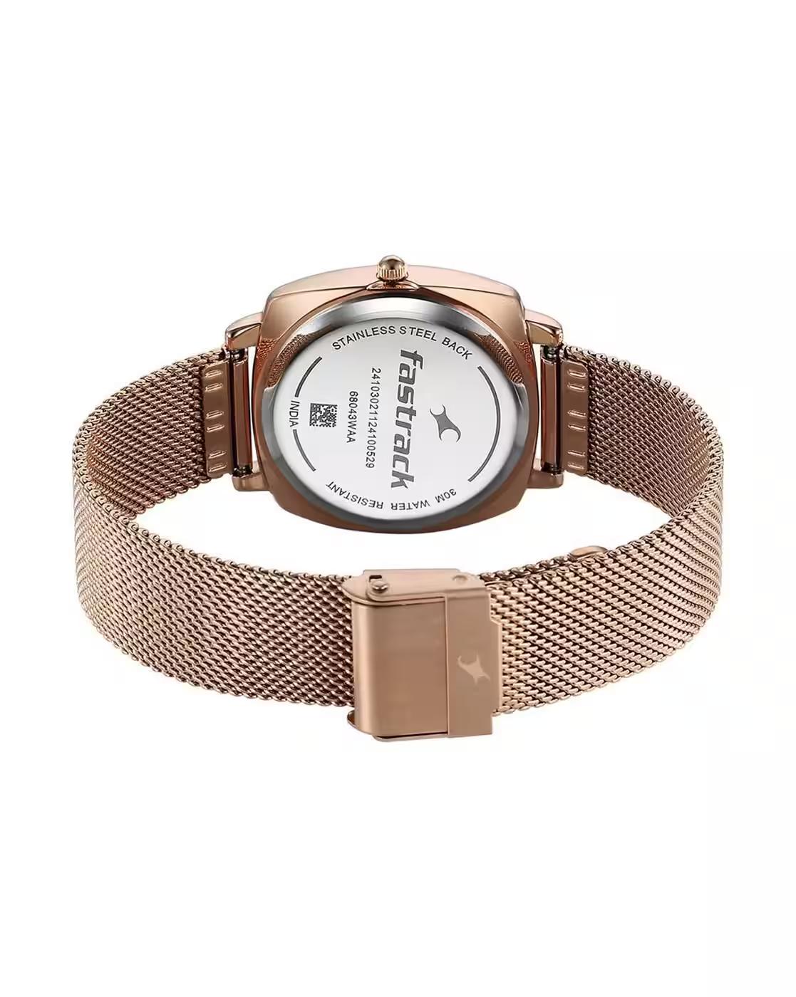 Women Water-Resistant Analogue Watch-NU68043WM01