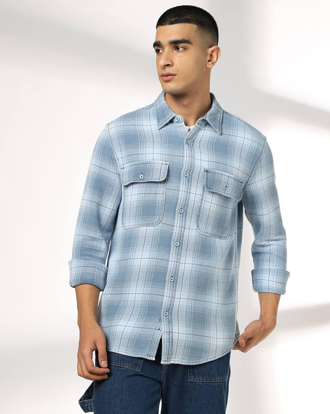 Men Checks Regular Fit Shirt