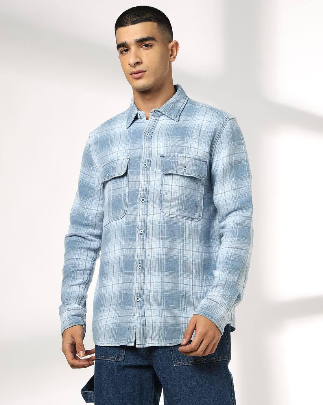 Men Checks Regular Fit Shirt