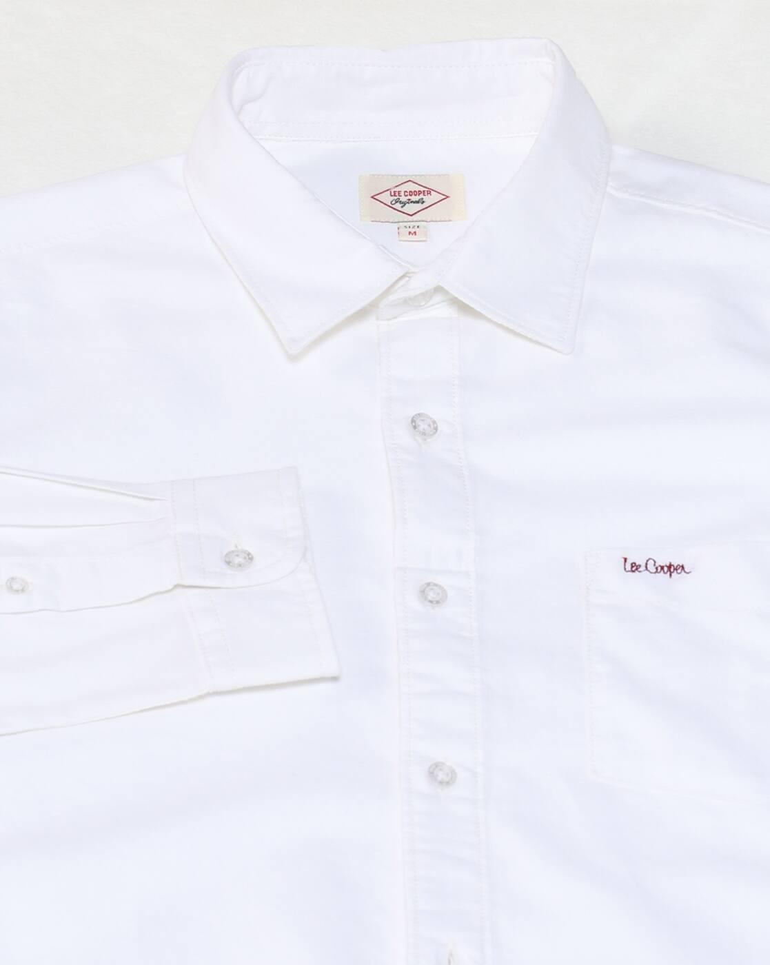 Men Regular Fit Shirt with Patch Pocket