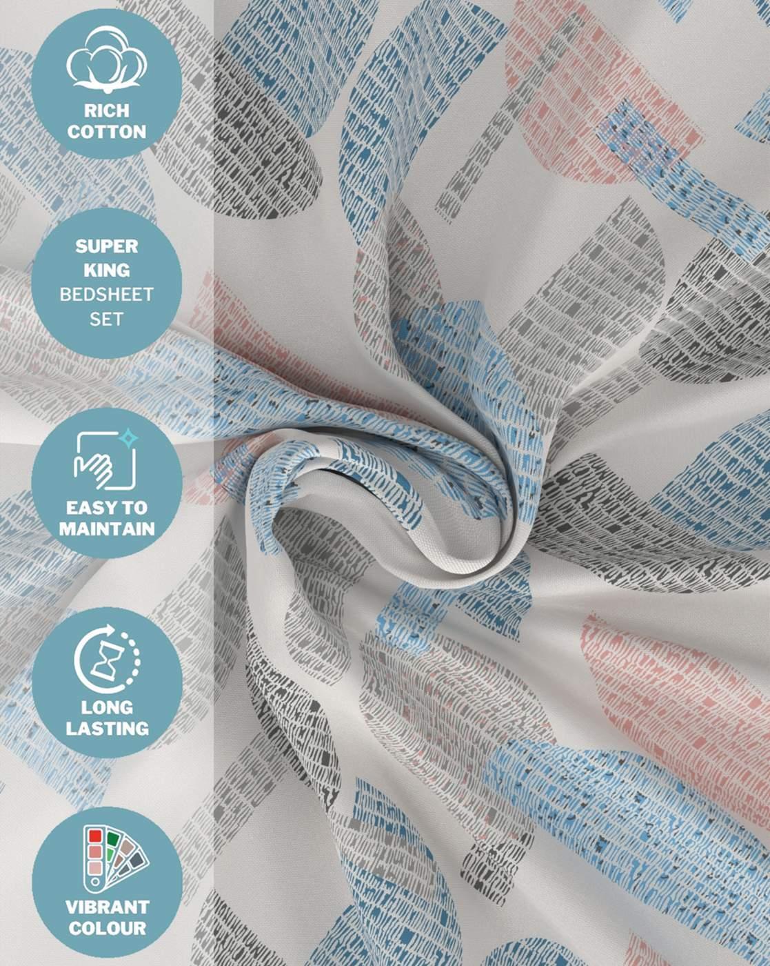 120 TC Morning Dew Polycotton Bedsheet