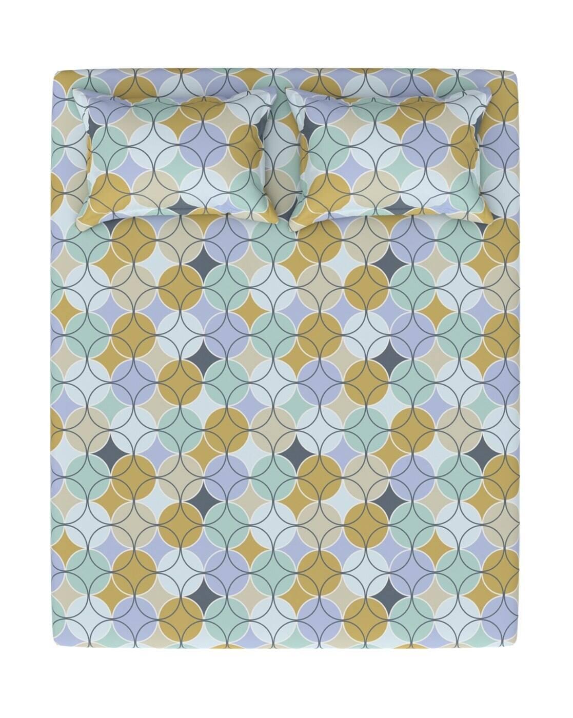 120 TC Morning Dew Polycotton Bedsheet