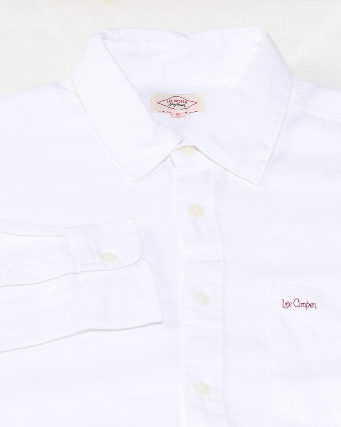 Men Regular Fit Shirt with Patch Pocket