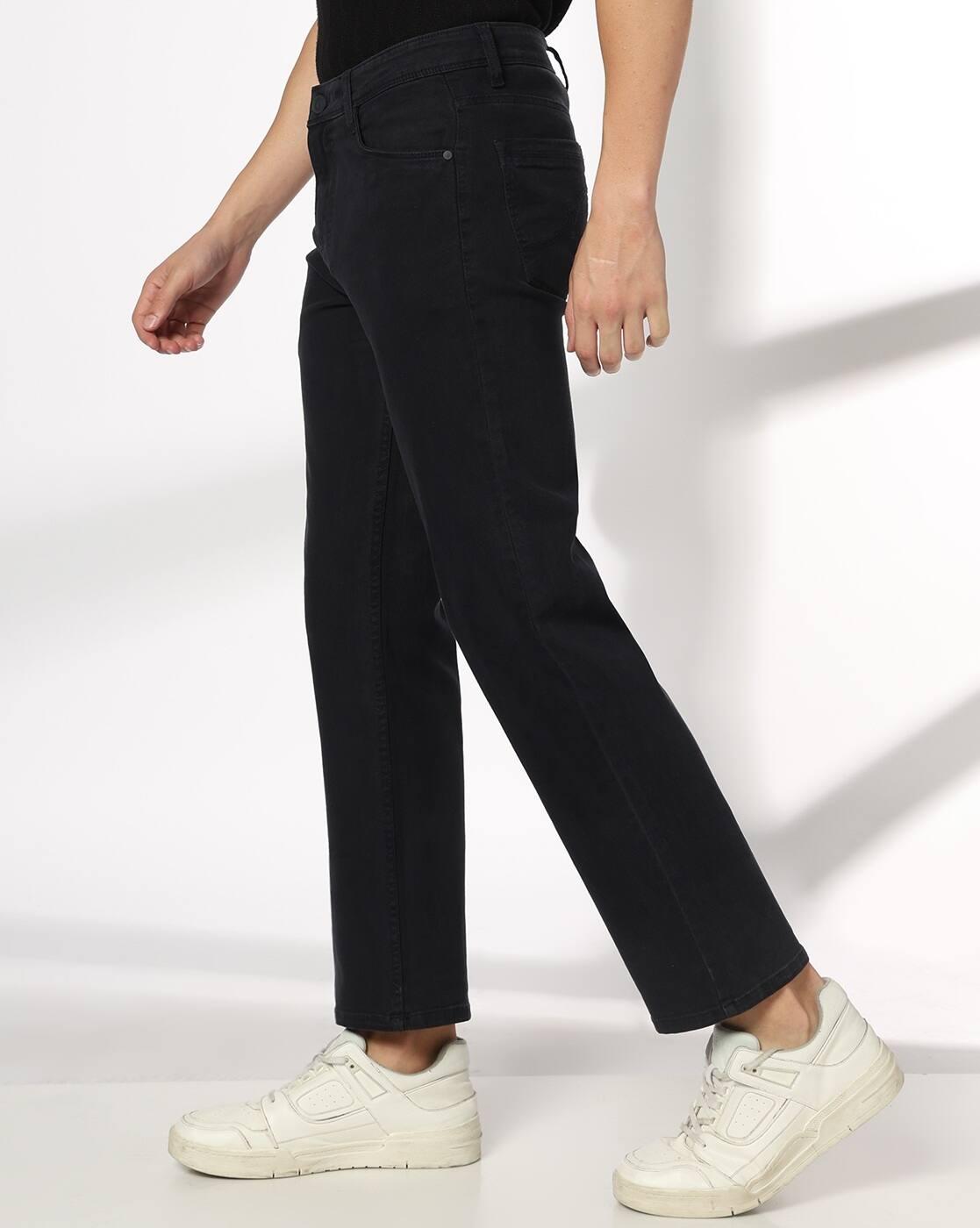 Men Mid-Rise Straight Jeans