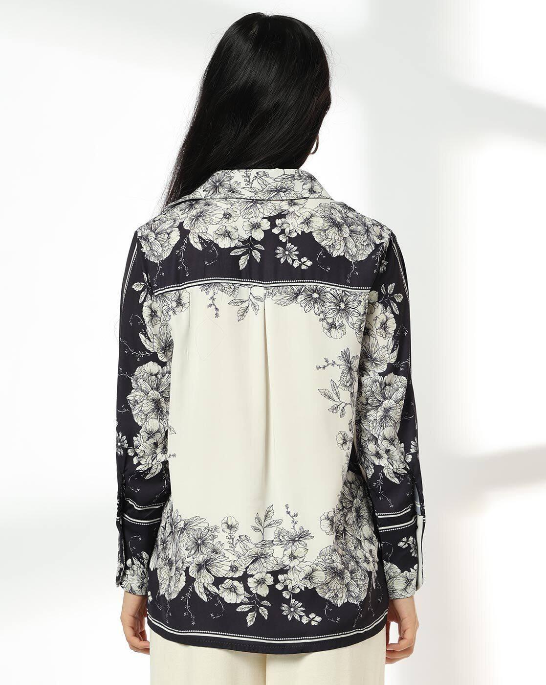 Women Floral Print Regular Fit Shirt