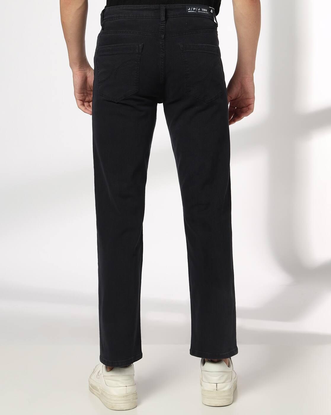Men Mid-Rise Straight Jeans