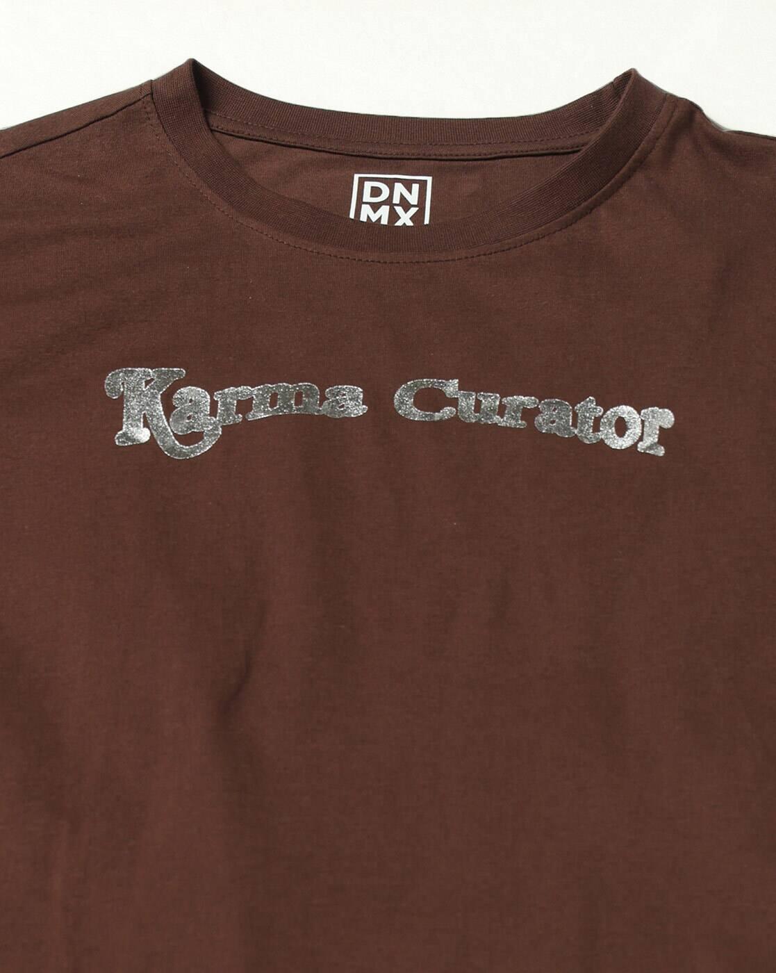 Women Typographic Print Boxy Fit Crew-Neck T-Shirt